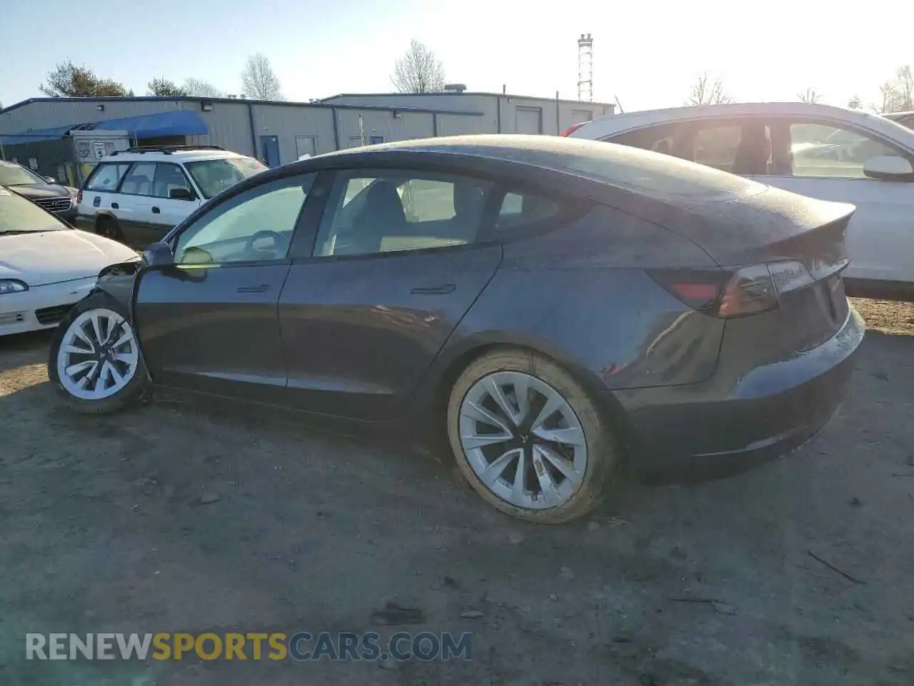 2 Photograph of a damaged car 5YJ3E1EB3PF703943 TESLA MODEL 3 2023