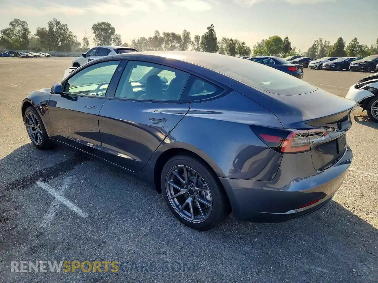 2 Photograph of a damaged car 5YJ3E1EB3PF714263 TESLA MODEL 3 2023