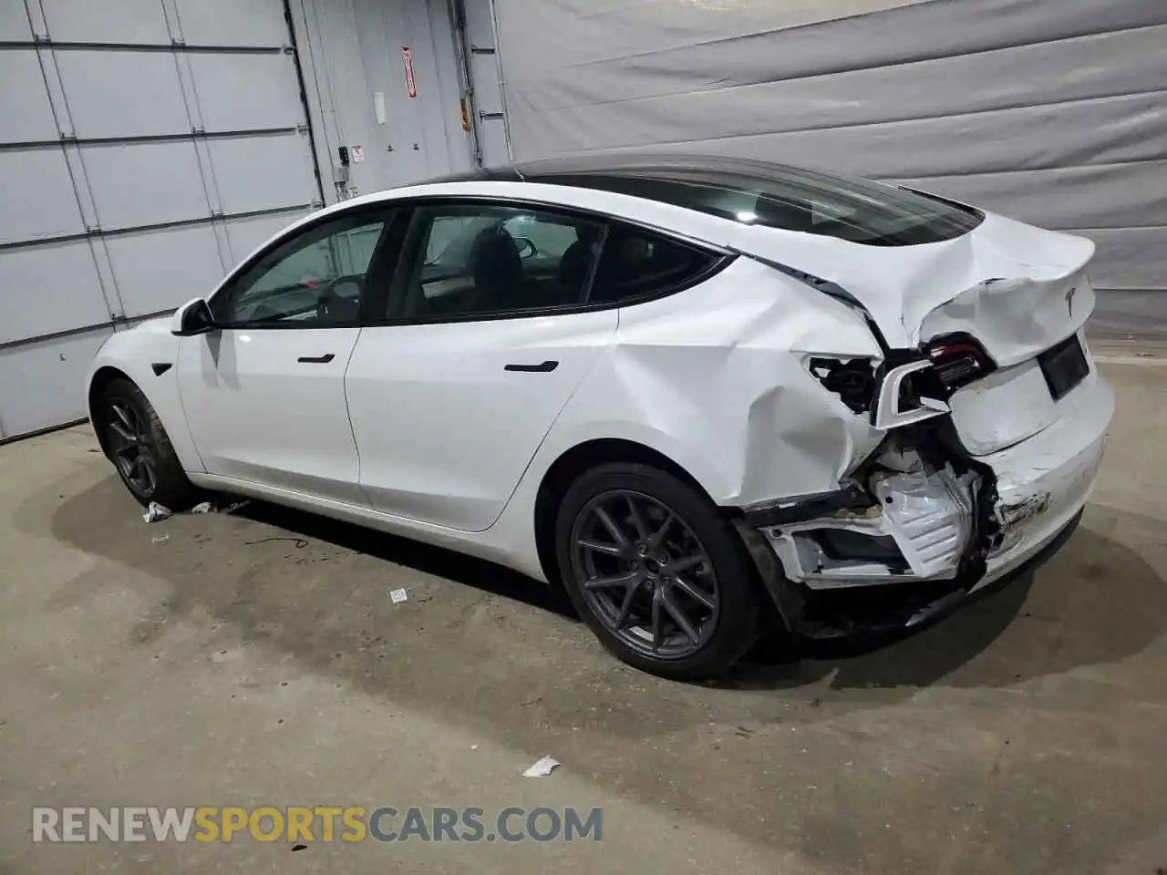 2 Photograph of a damaged car 5YJ3E1EB4PF387646 TESLA MODEL 3 2023