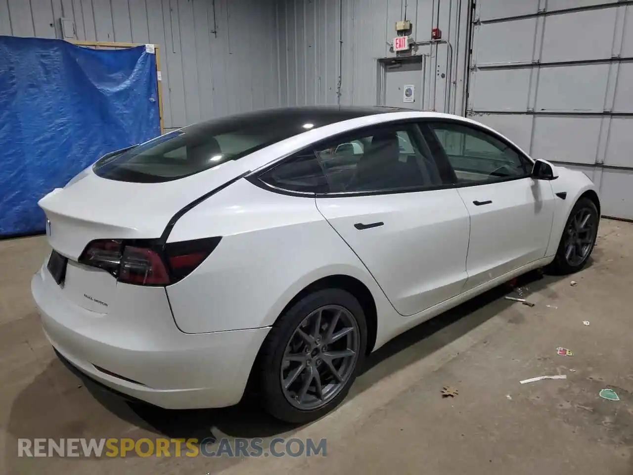 3 Photograph of a damaged car 5YJ3E1EB4PF387646 TESLA MODEL 3 2023
