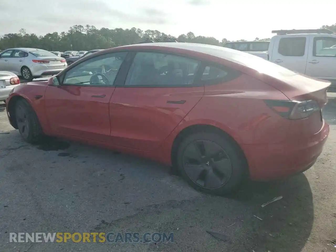 2 Photograph of a damaged car 5YJ3E1EB4PF389686 TESLA MODEL 3 2023