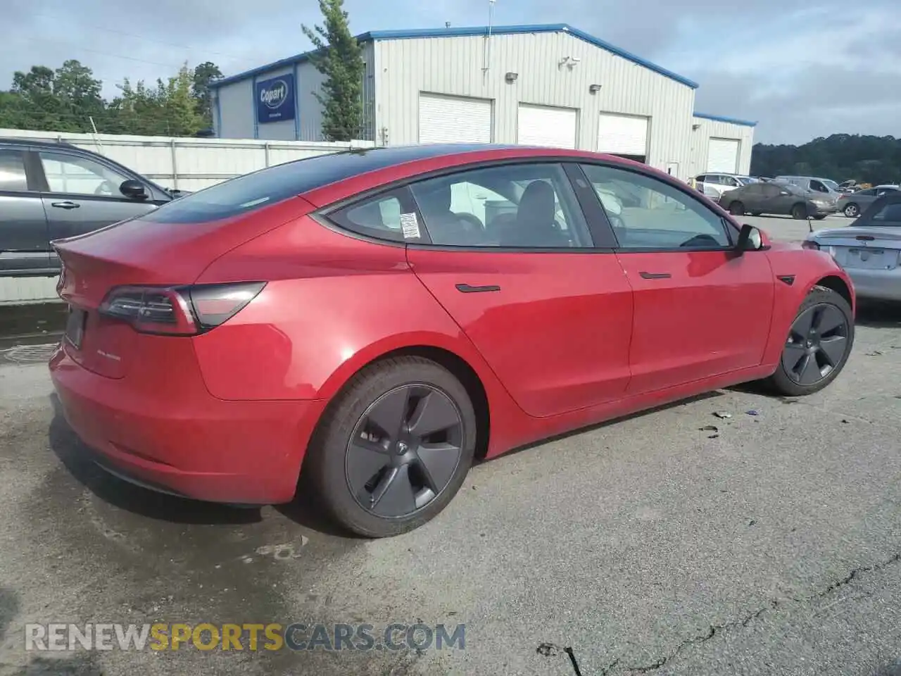 3 Photograph of a damaged car 5YJ3E1EB4PF389686 TESLA MODEL 3 2023