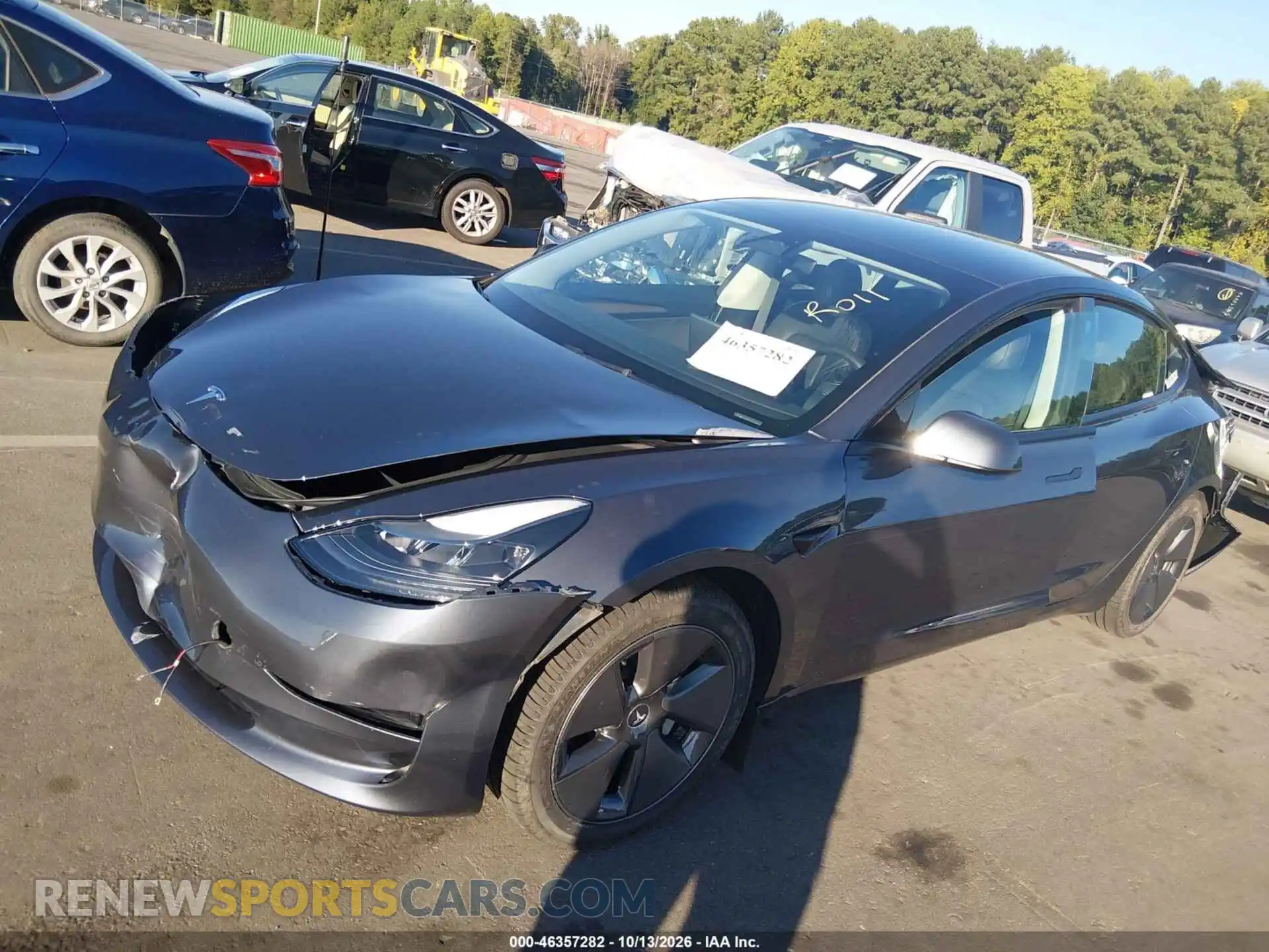 2 Фотография поврежденного автомобиля 5YJ3E1EB4PF392863 TESLA MODEL 3 2023