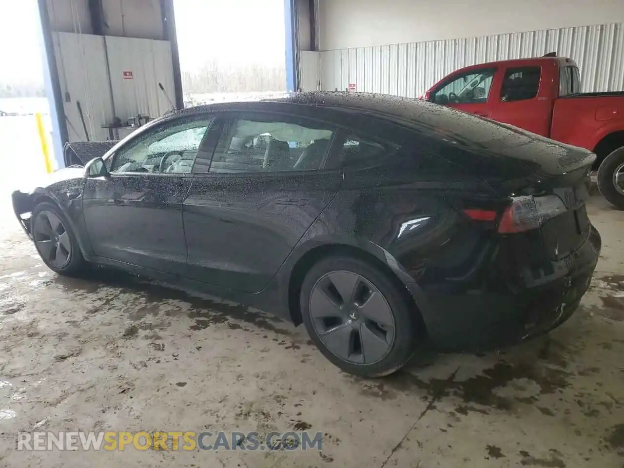 2 fotografías del automóvil dañado 5YJ3E1EB4PF467674 TESLA MODEL 3 2023