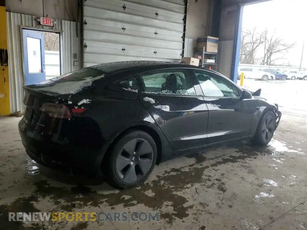 3 fotografías del automóvil dañado 5YJ3E1EB4PF467674 TESLA MODEL 3 2023