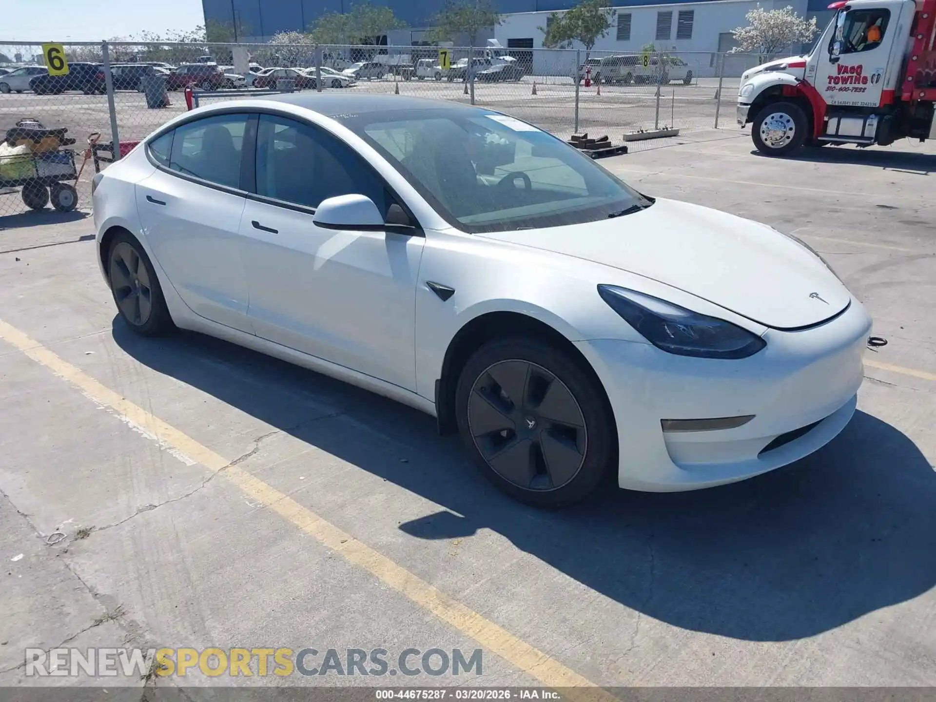 1 Photograph of a damaged car 5YJ3E1EB4PF603379 TESLA MODEL 3 2023