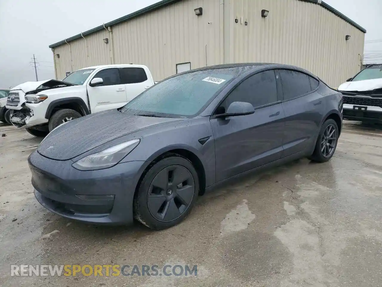 1 Photograph of a damaged car 5YJ3E1EB4PF665395 TESLA MODEL 3 2023