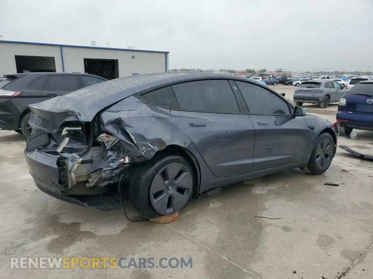 3 Photograph of a damaged car 5YJ3E1EB4PF665395 TESLA MODEL 3 2023
