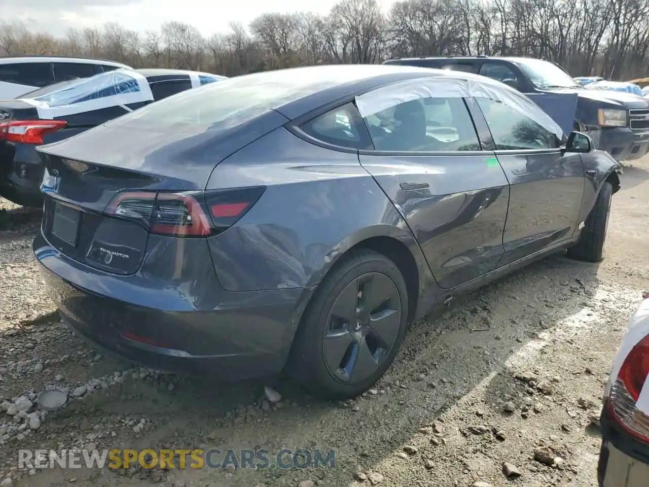 3 Photograph of a damaged car 5YJ3E1EB4PF665896 TESLA MODEL 3 2023