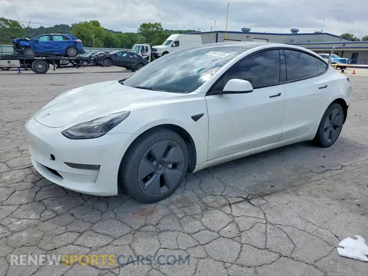 1 Photograph of a damaged car 5YJ3E1EB5PF388143 TESLA MODEL 3 2023