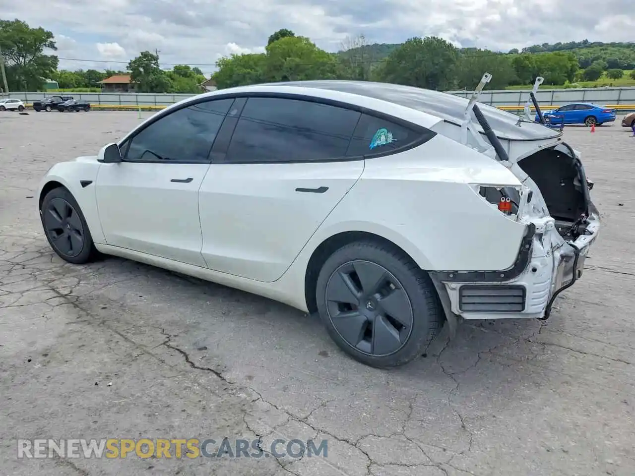 2 Photograph of a damaged car 5YJ3E1EB5PF388143 TESLA MODEL 3 2023