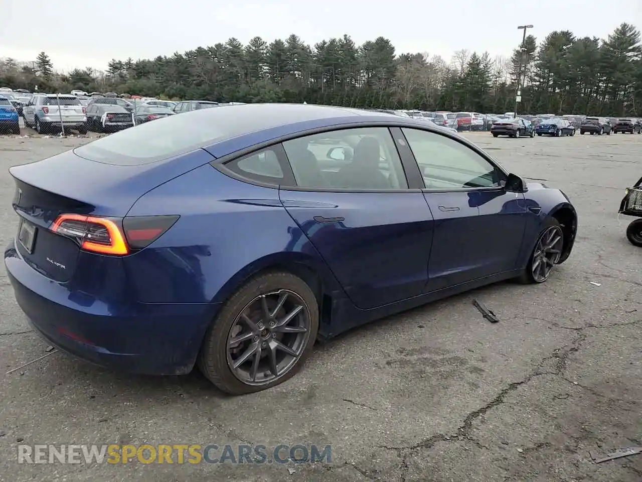 3 Photograph of a damaged car 5YJ3E1EB5PF390099 TESLA MODEL 3 2023