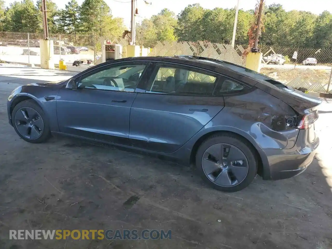 2 Фотография поврежденного автомобиля 5YJ3E1EB5PF593316 TESLA MODEL 3 2023