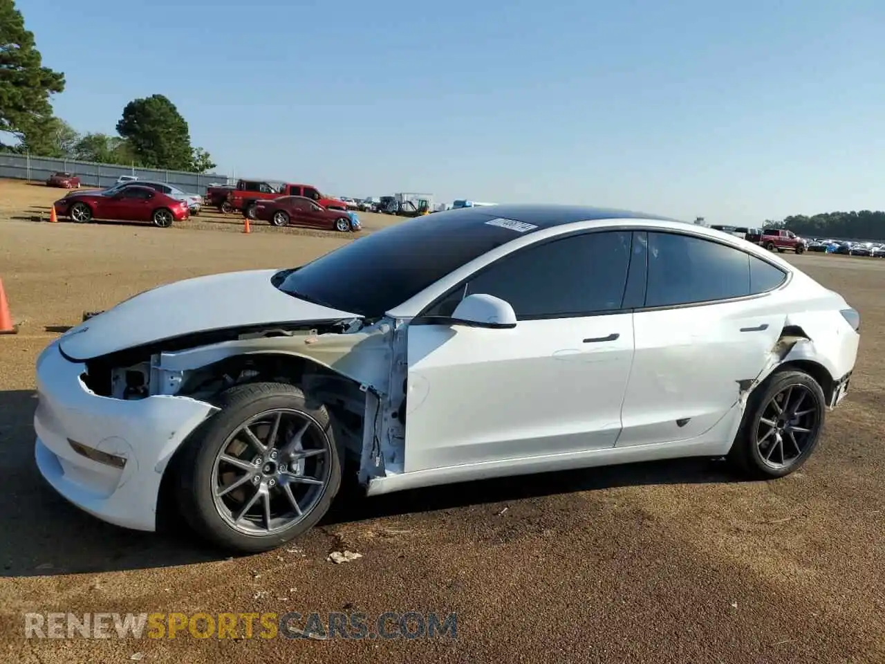 1 Photograph of a damaged car 5YJ3E1EB5PF621339 TESLA MODEL 3 2023