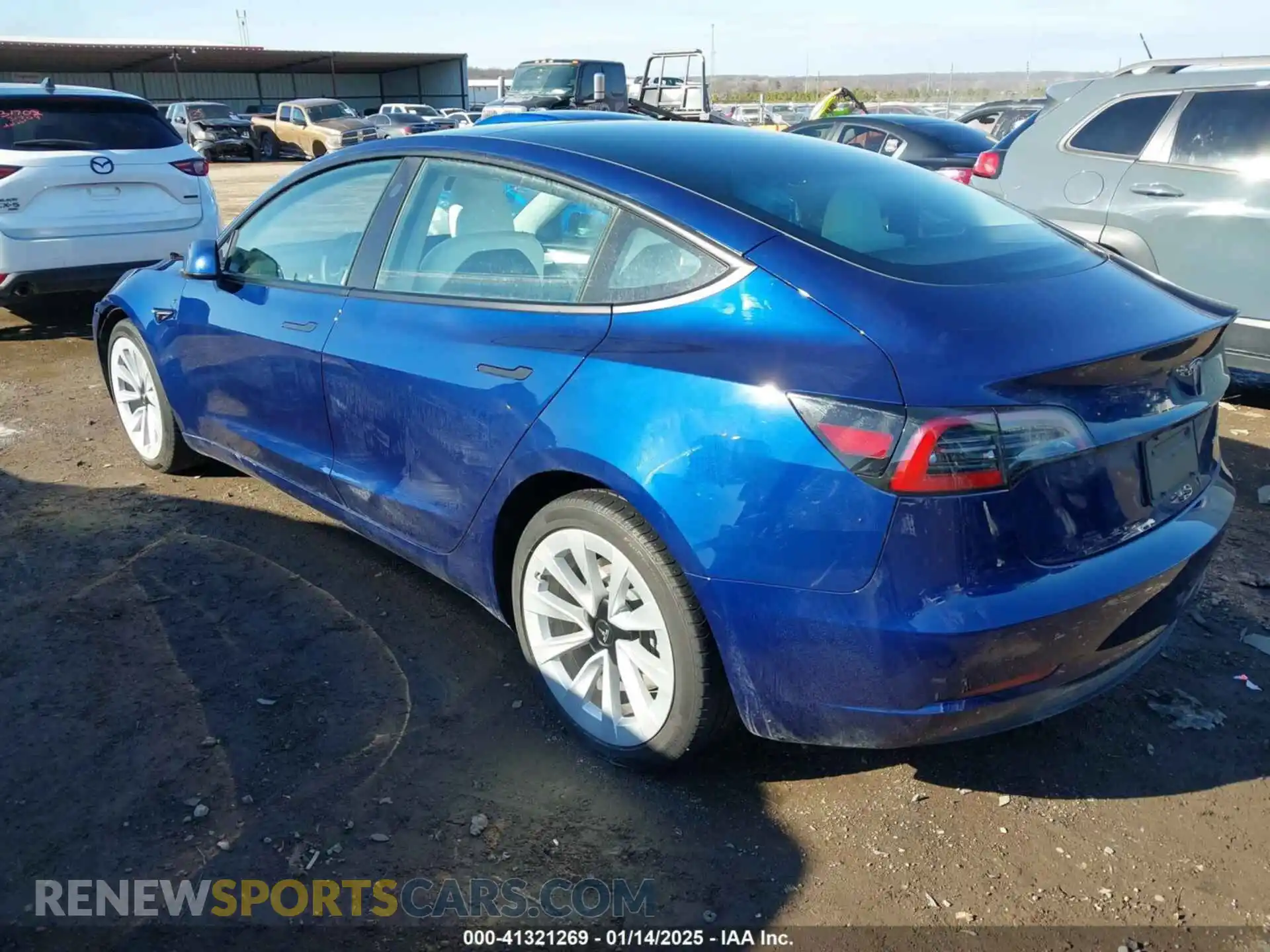 3 Photograph of a damaged car 5YJ3E1EB5PF623706 TESLA MODEL 3 2023