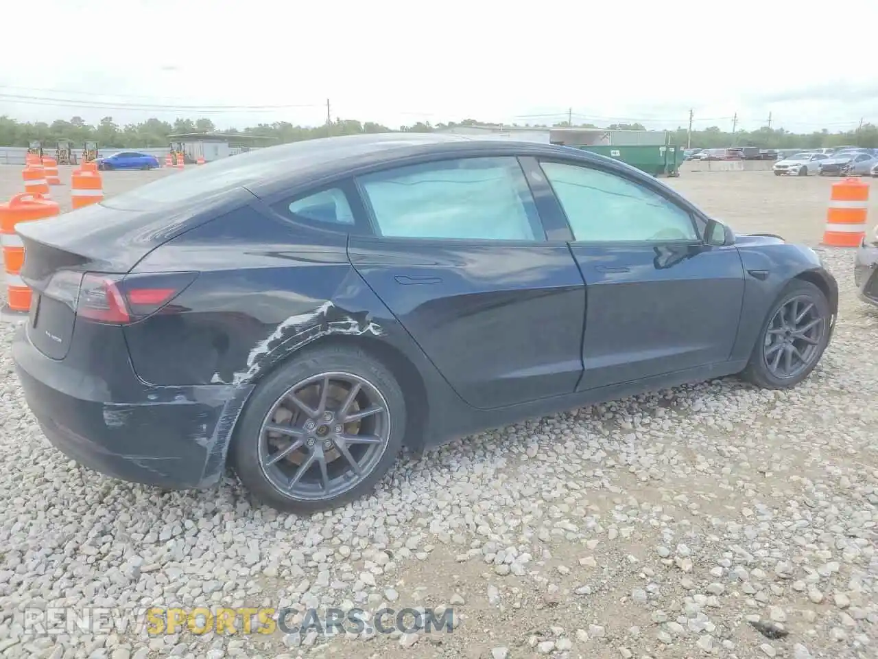 3 fotografías del automóvil dañado 5YJ3E1EB5PF629120 TESLA MODEL 3 2023