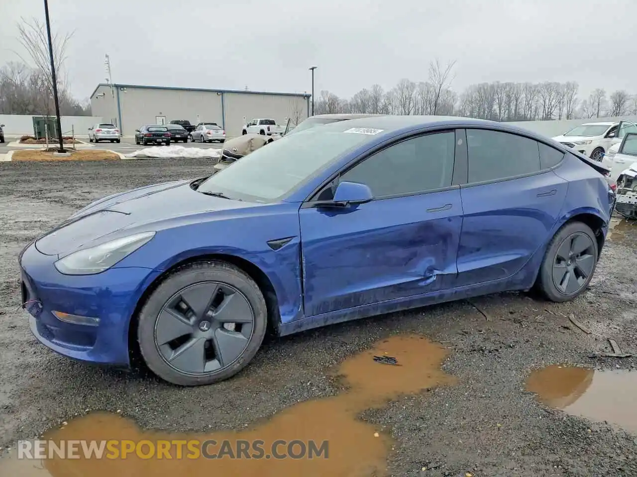 1 Photograph of a damaged car 5YJ3E1EB5PF630364 TESLA MODEL 3 2023