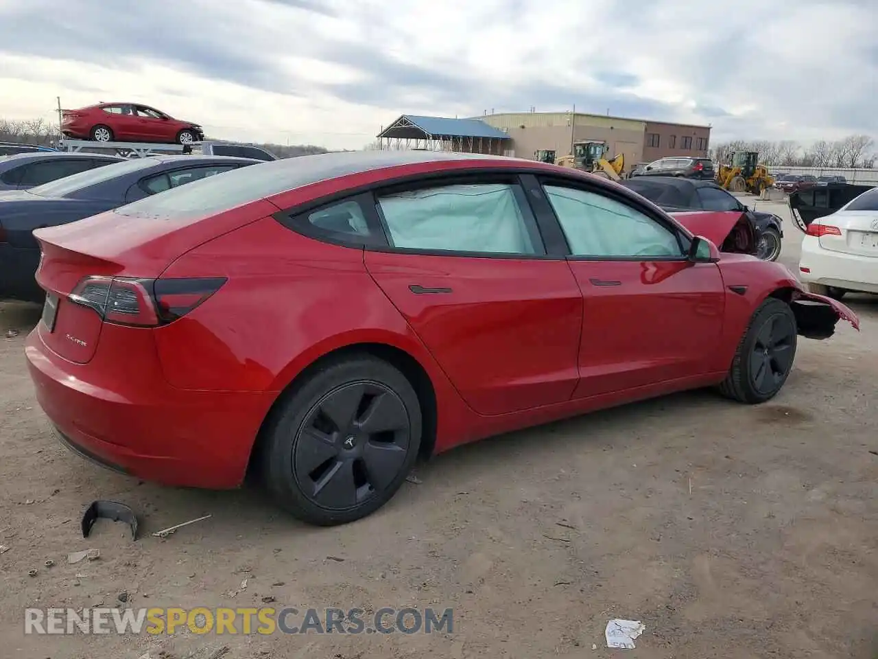3 Photograph of a damaged car 5YJ3E1EB5PF634804 TESLA MODEL 3 2023