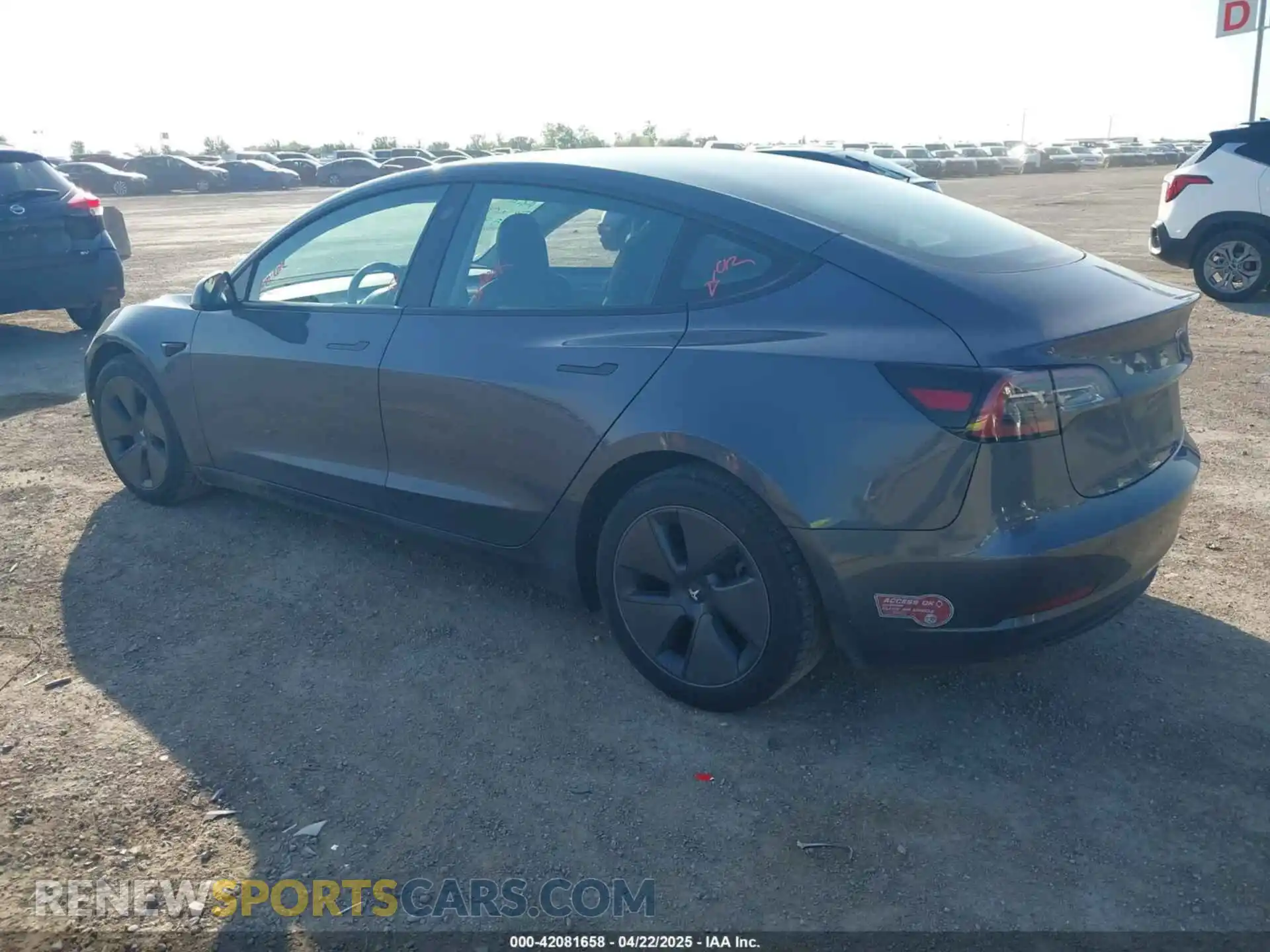 3 Photograph of a damaged car 5YJ3E1EB5PF668953 TESLA MODEL 3 2023