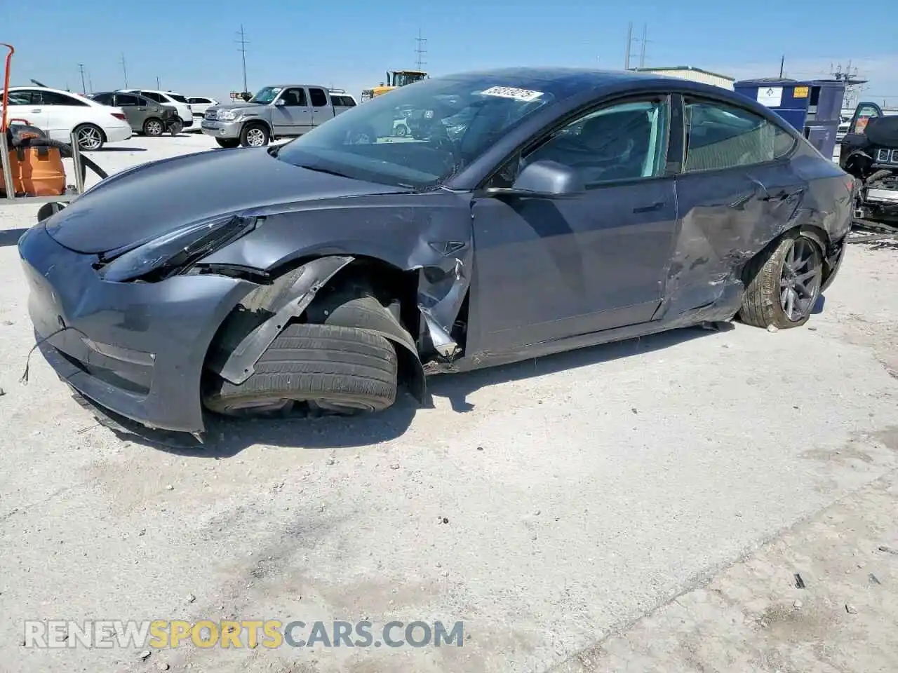 1 Photograph of a damaged car 5YJ3E1EB6PF416077 TESLA MODEL 3 2023