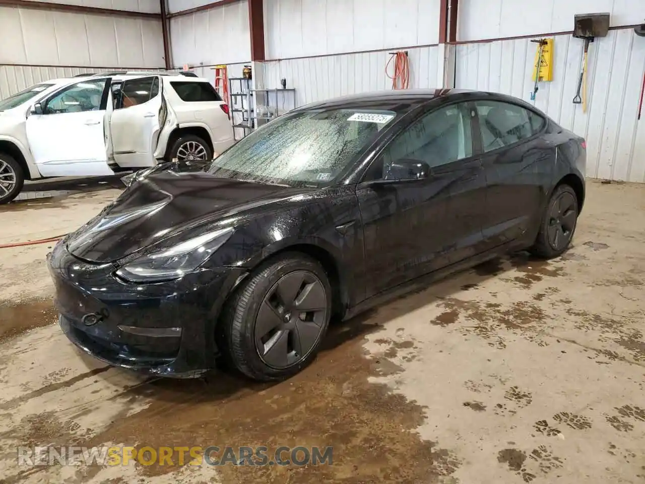 1 Photograph of a damaged car 5YJ3E1EB6PF466252 TESLA MODEL 3 2023