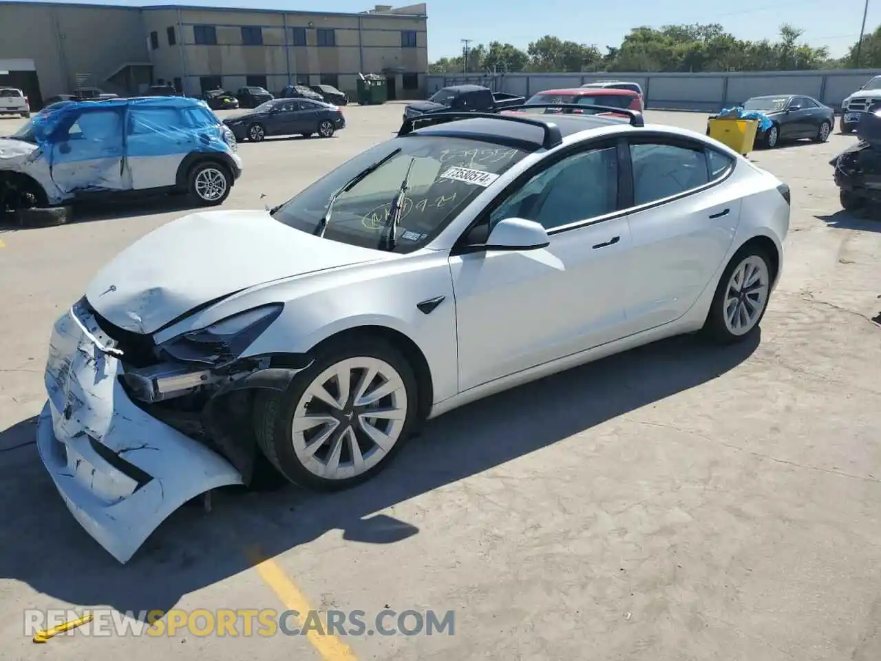 1 Фотография поврежденного автомобиля 5YJ3E1EB6PF608373 TESLA MODEL 3 2023