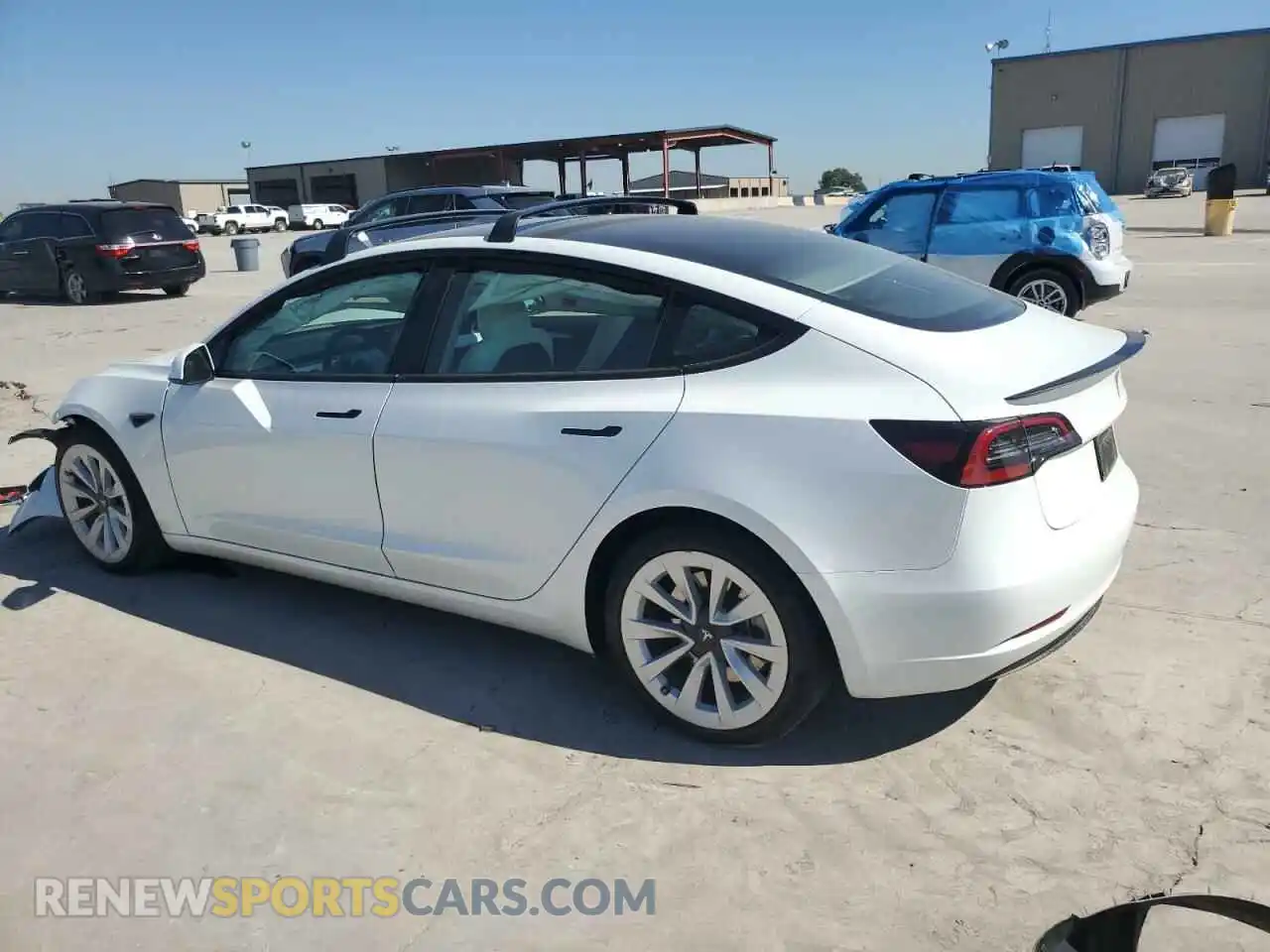 2 Фотография поврежденного автомобиля 5YJ3E1EB6PF608373 TESLA MODEL 3 2023