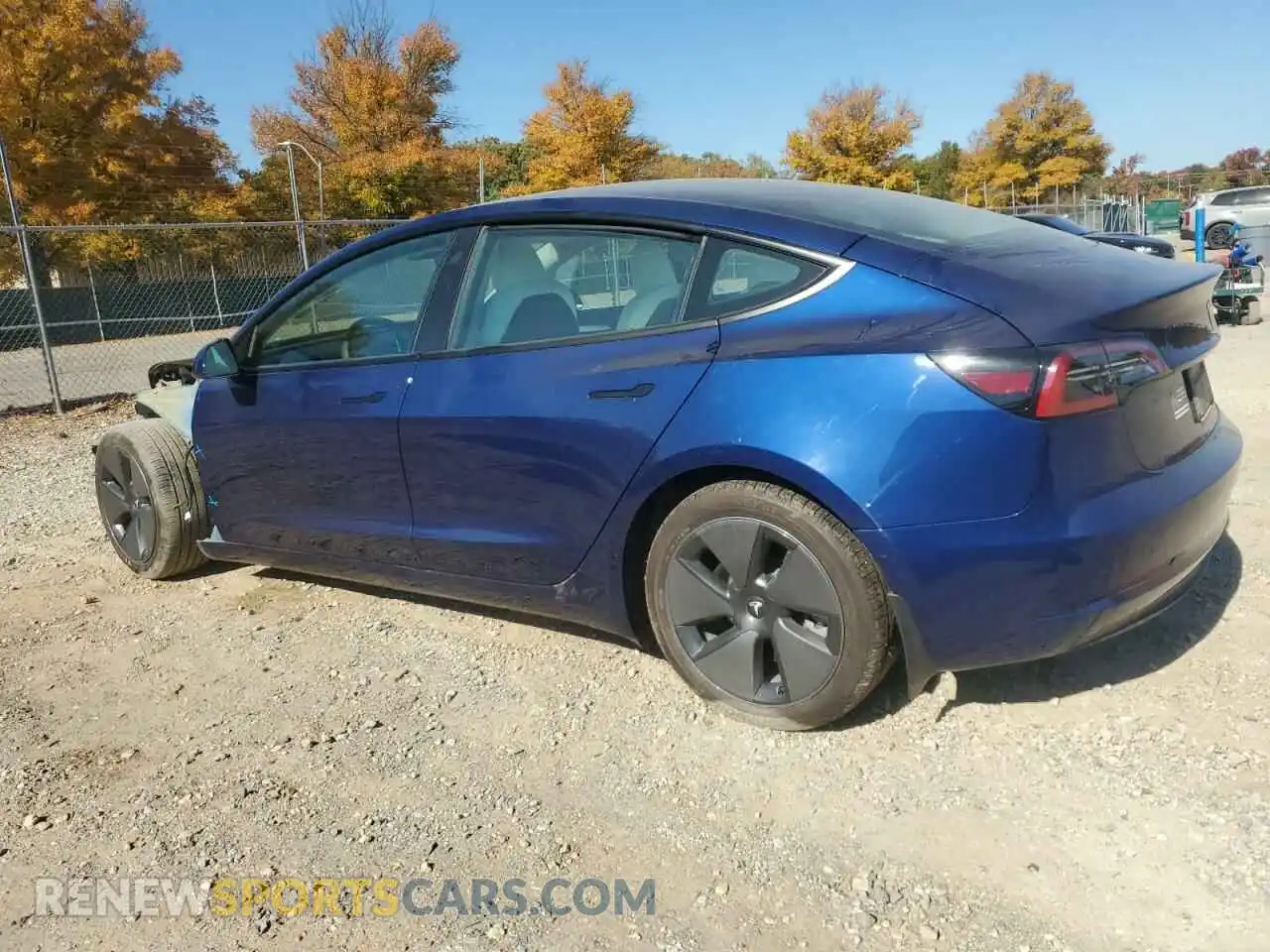 2 Photograph of a damaged car 5YJ3E1EB6PF611046 TESLA MODEL 3 2023
