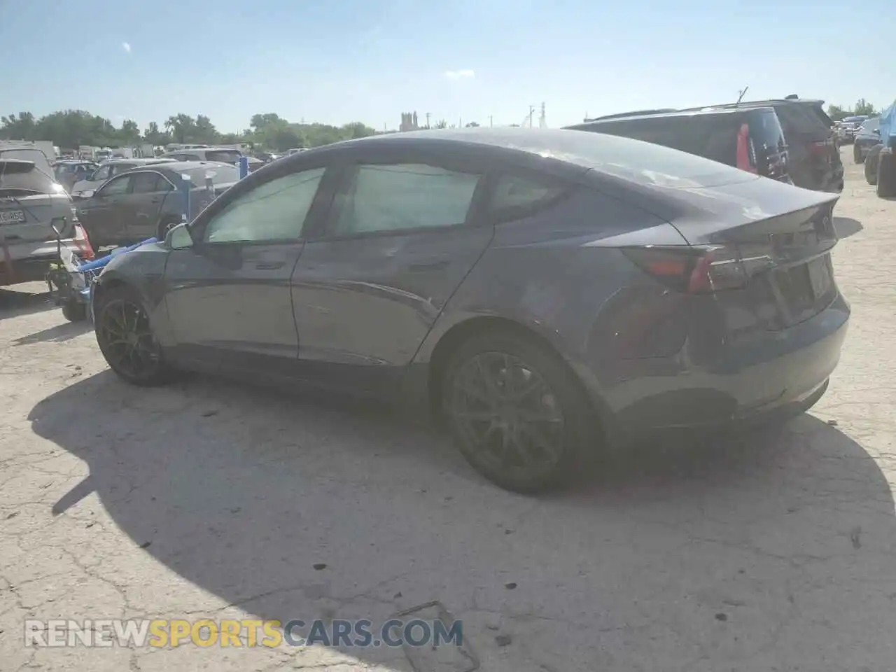2 Photograph of a damaged car 5YJ3E1EB6PF631653 TESLA MODEL 3 2023