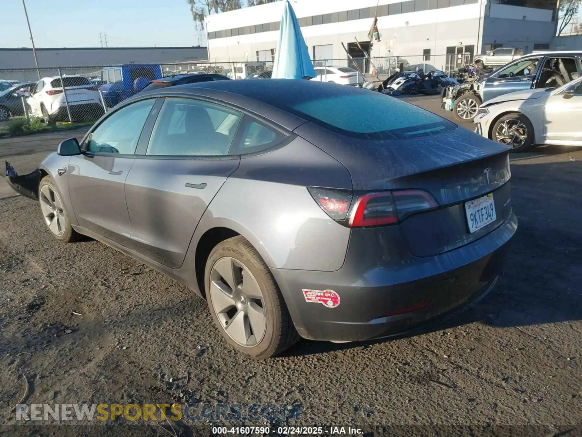 3 Photograph of a damaged car 5YJ3E1EB6PF710160 TESLA MODEL 3 2023
