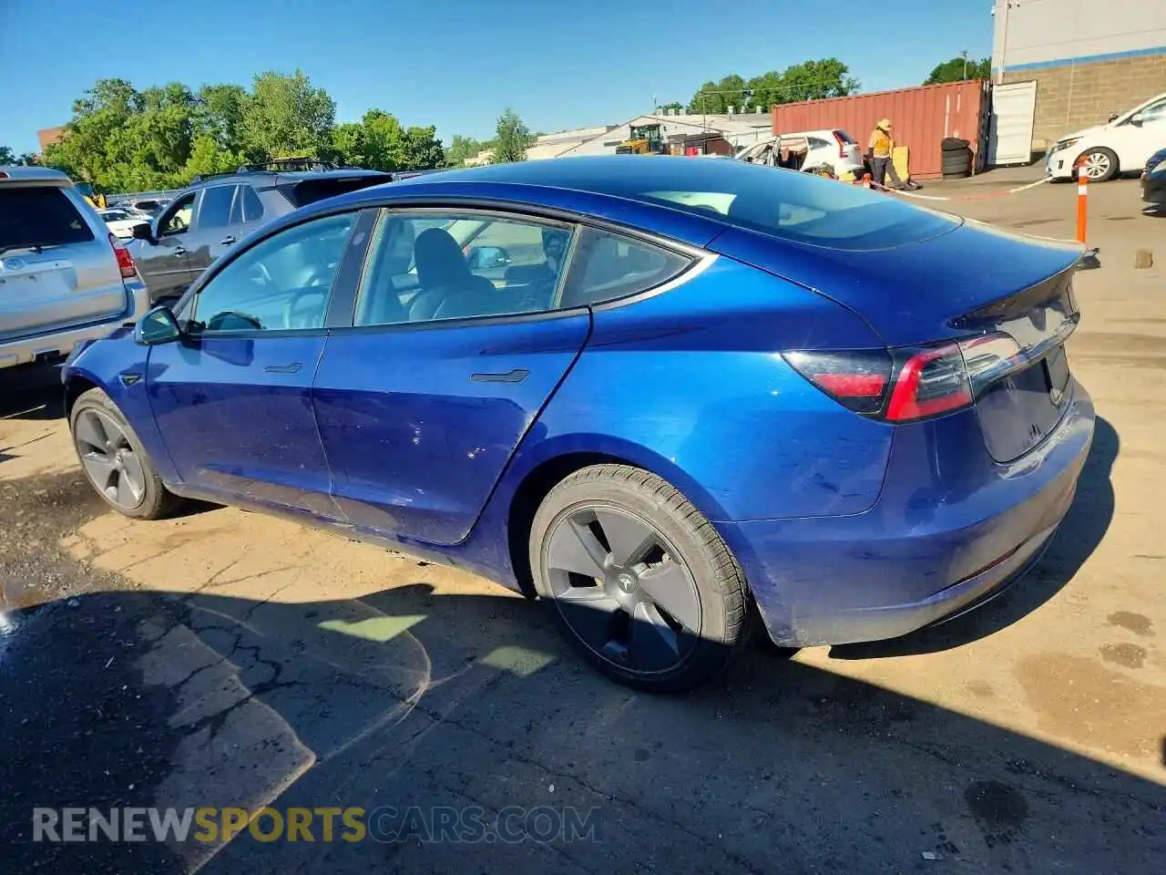 2 Photograph of a damaged car 5YJ3E1EB7PF624968 TESLA MODEL 3 2023