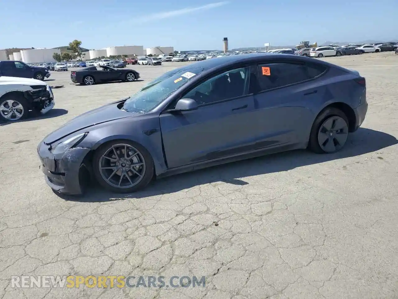 1 Photograph of a damaged car 5YJ3E1EB7PF628745 TESLA MODEL 3 2023