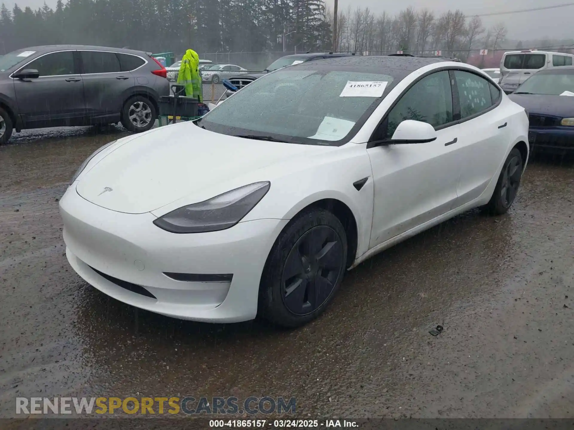 2 Photograph of a damaged car 5YJ3E1EB7PF634271 TESLA MODEL 3 2023