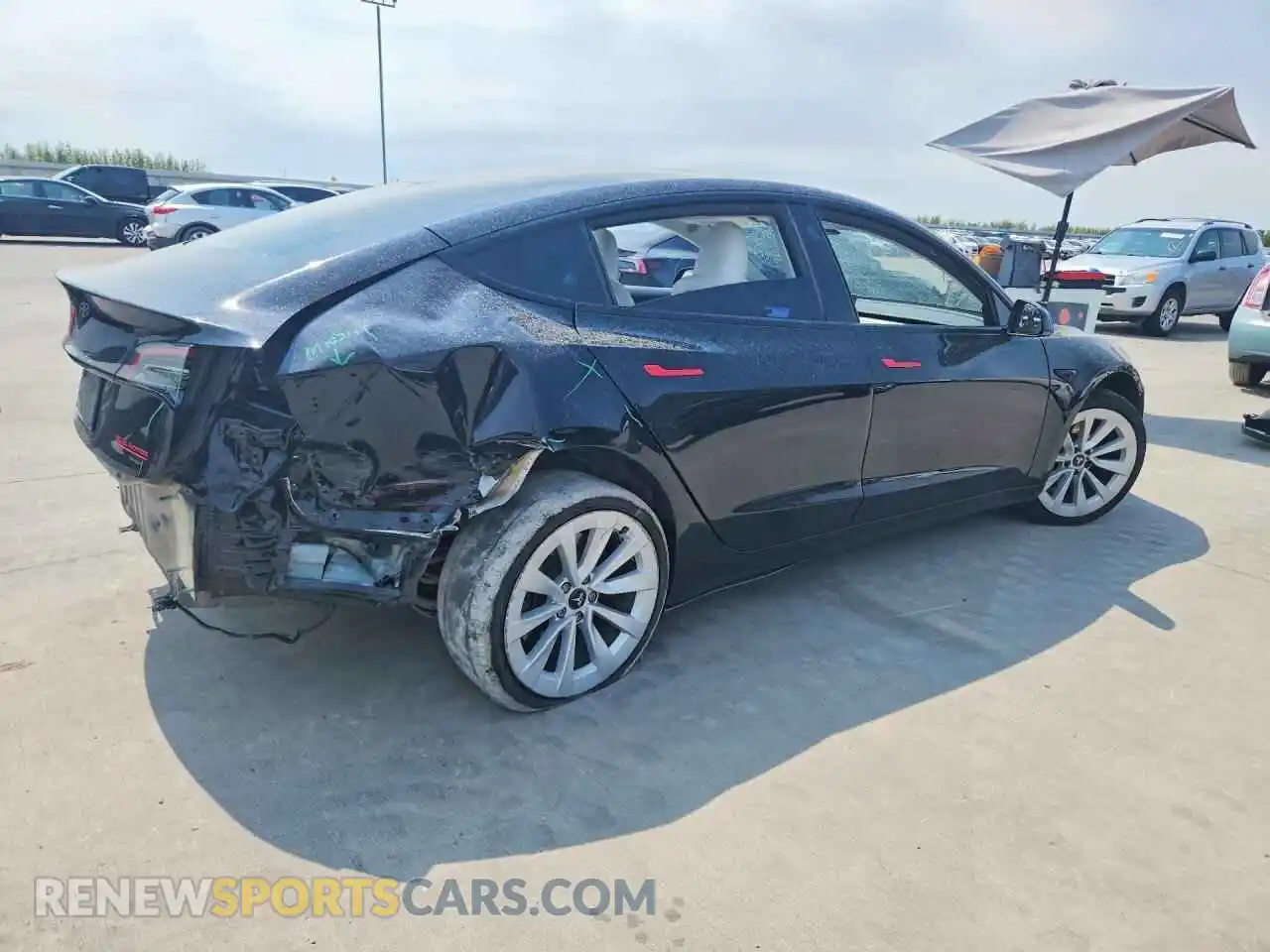 3 Photograph of a damaged car 5YJ3E1EB7PF636814 TESLA MODEL 3 2023