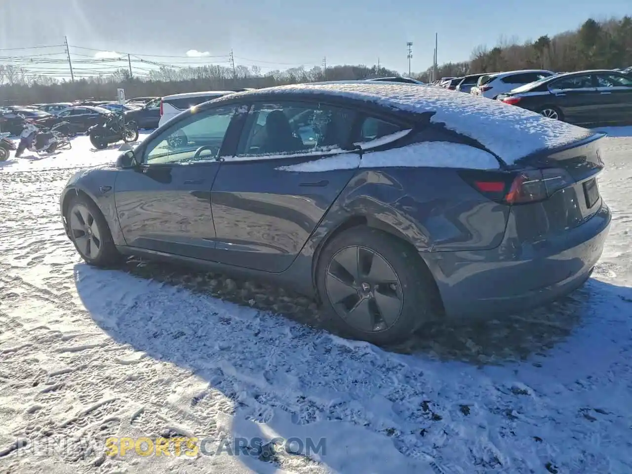 2 Photograph of a damaged car 5YJ3E1EB7PF690856 TESLA MODEL 3 2023