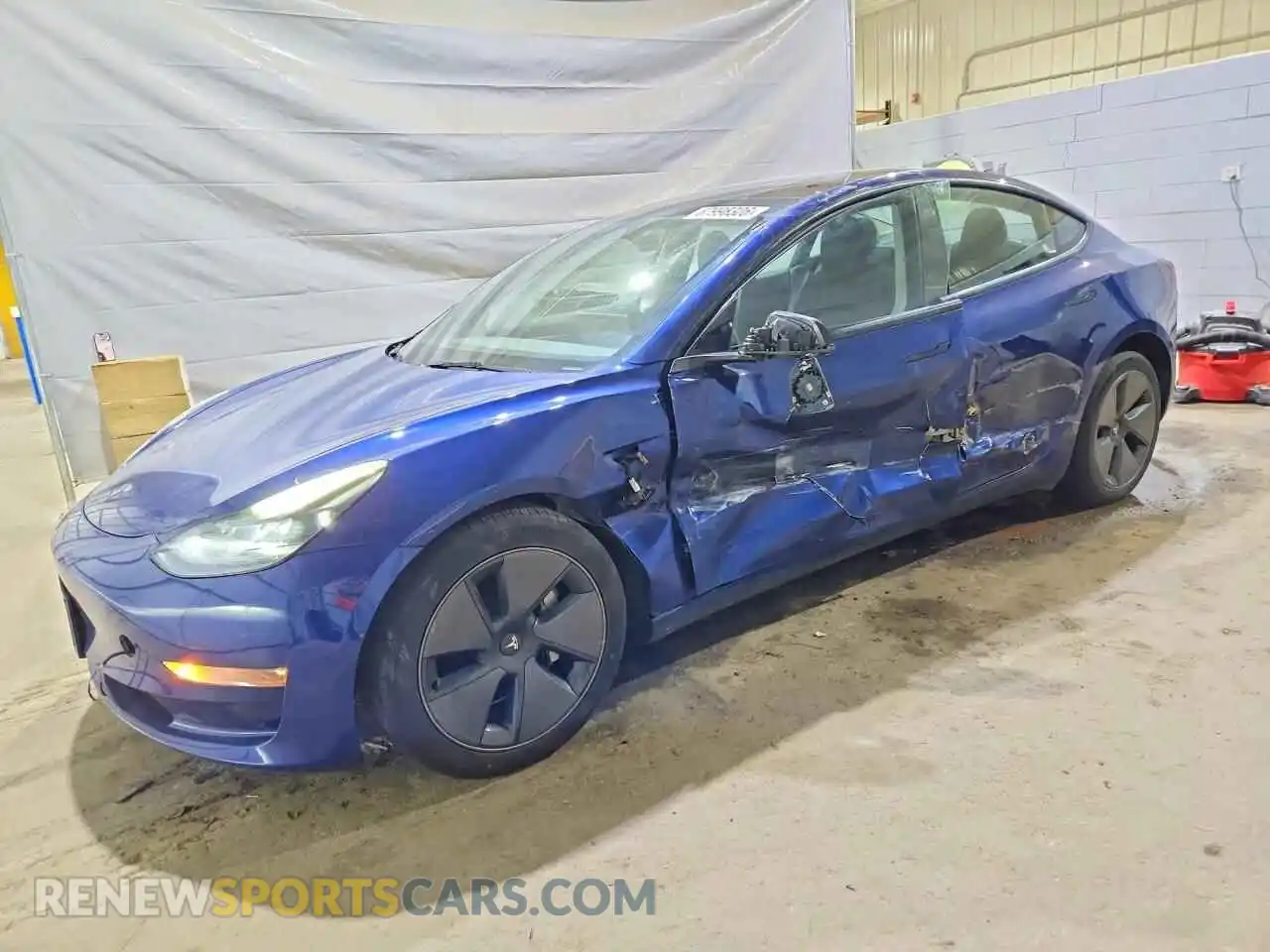 1 Photograph of a damaged car 5YJ3E1EB7PF694289 TESLA MODEL 3 2023