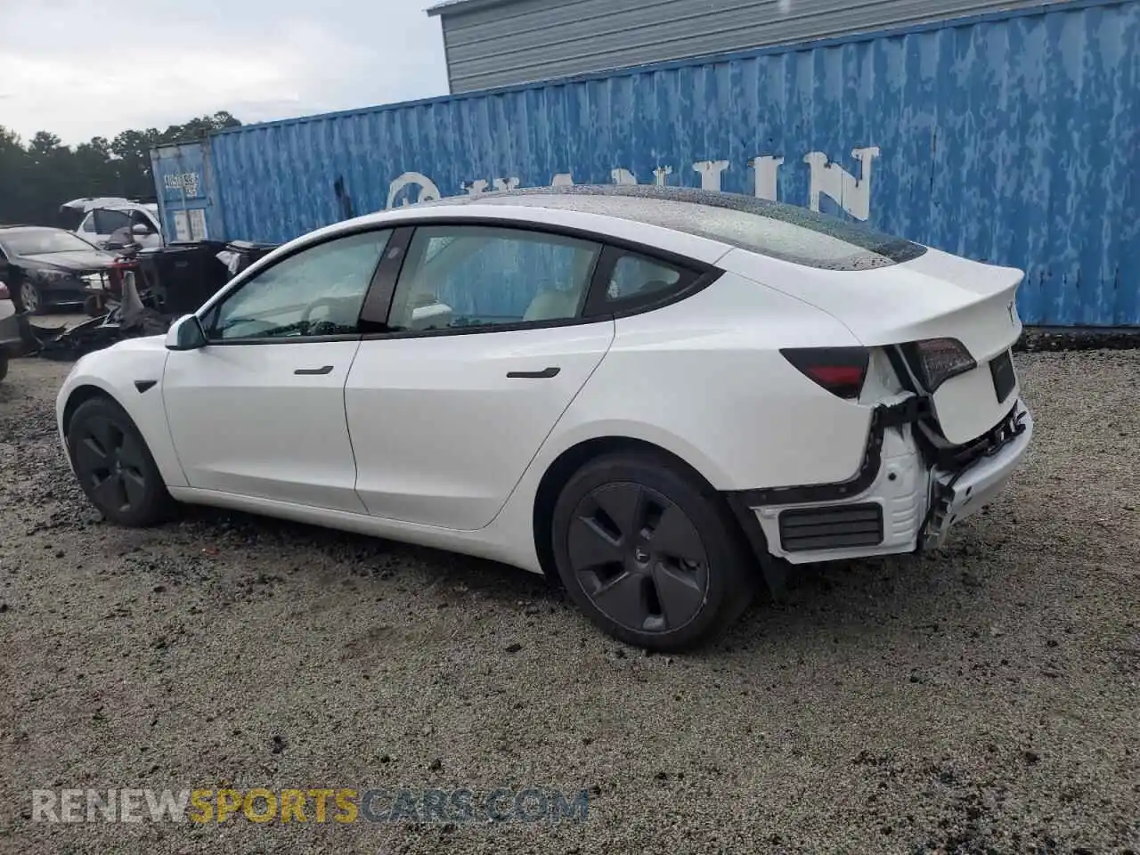 2 Photograph of a damaged car 5YJ3E1EB7PF694549 TESLA MODEL 3 2023