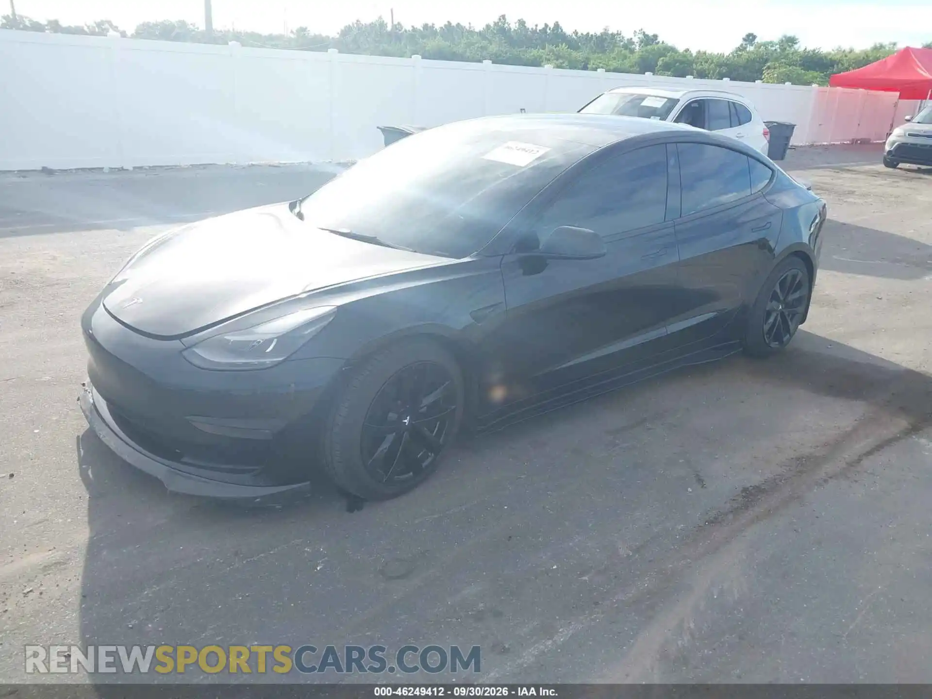 2 Photograph of a damaged car 5YJ3E1EB8PF387424 TESLA MODEL 3 2023