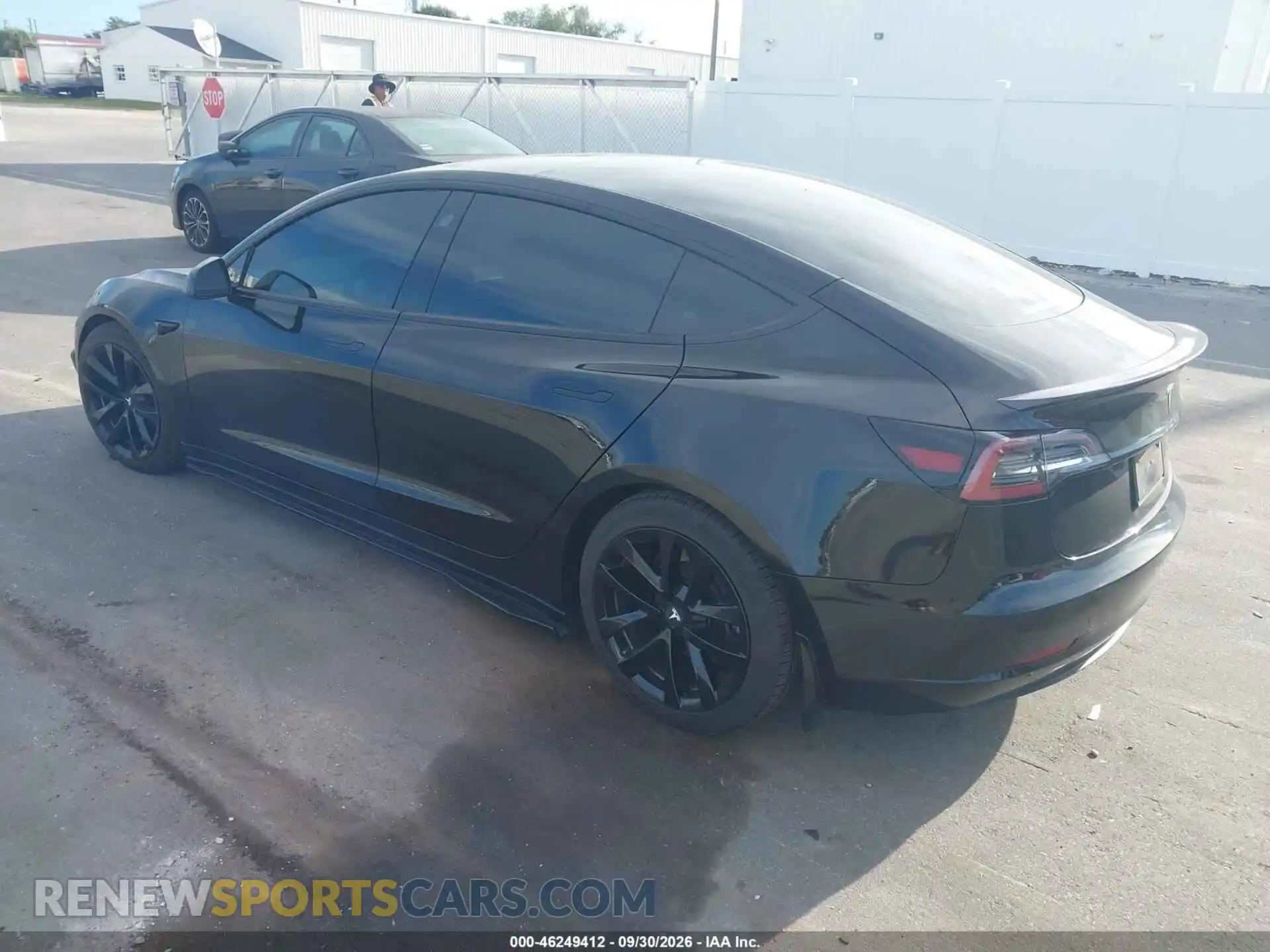 3 Photograph of a damaged car 5YJ3E1EB8PF387424 TESLA MODEL 3 2023