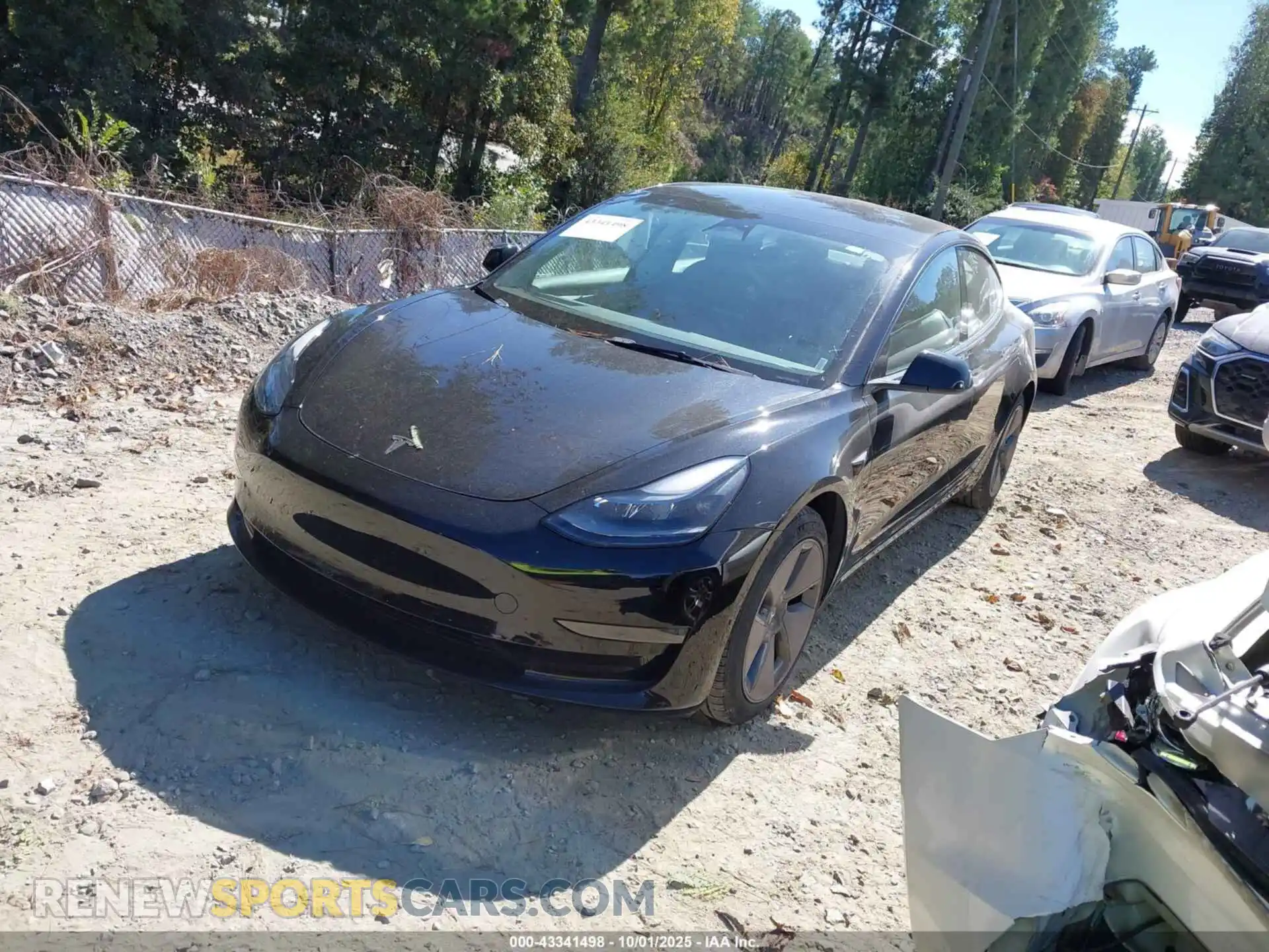 2 Photograph of a damaged car 5YJ3E1EB8PF388590 TESLA MODEL 3 2023