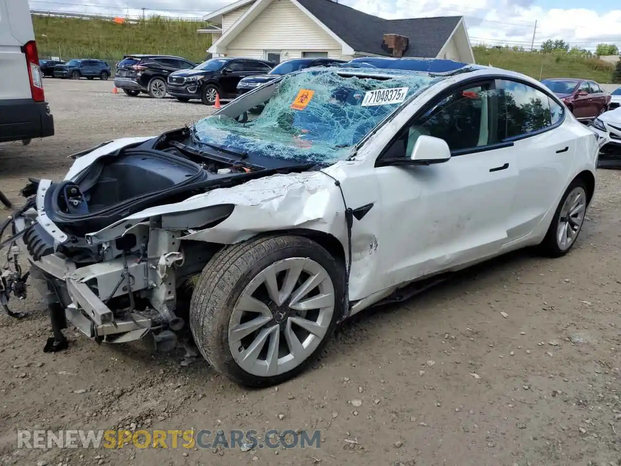 1 Photograph of a damaged car 5YJ3E1EB8PF479536 TESLA MODEL 3 2023