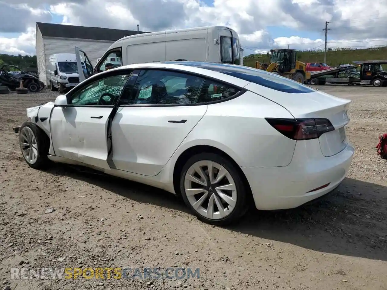 2 Photograph of a damaged car 5YJ3E1EB8PF479536 TESLA MODEL 3 2023