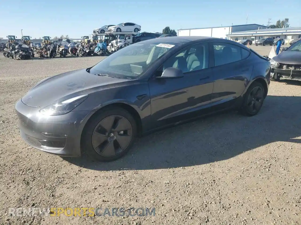 1 Photograph of a damaged car 5YJ3E1EB8PF606723 TESLA MODEL 3 2023