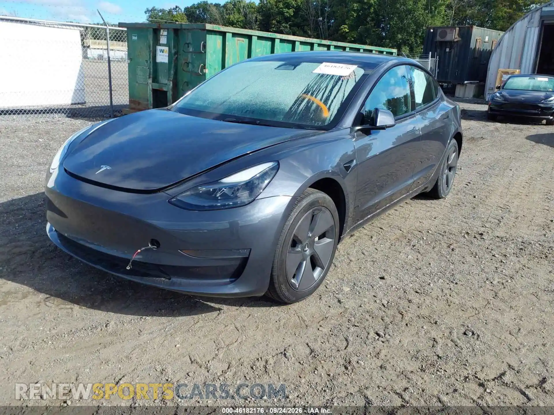 2 Photograph of a damaged car 5YJ3E1EB8PF616491 TESLA MODEL 3 2023