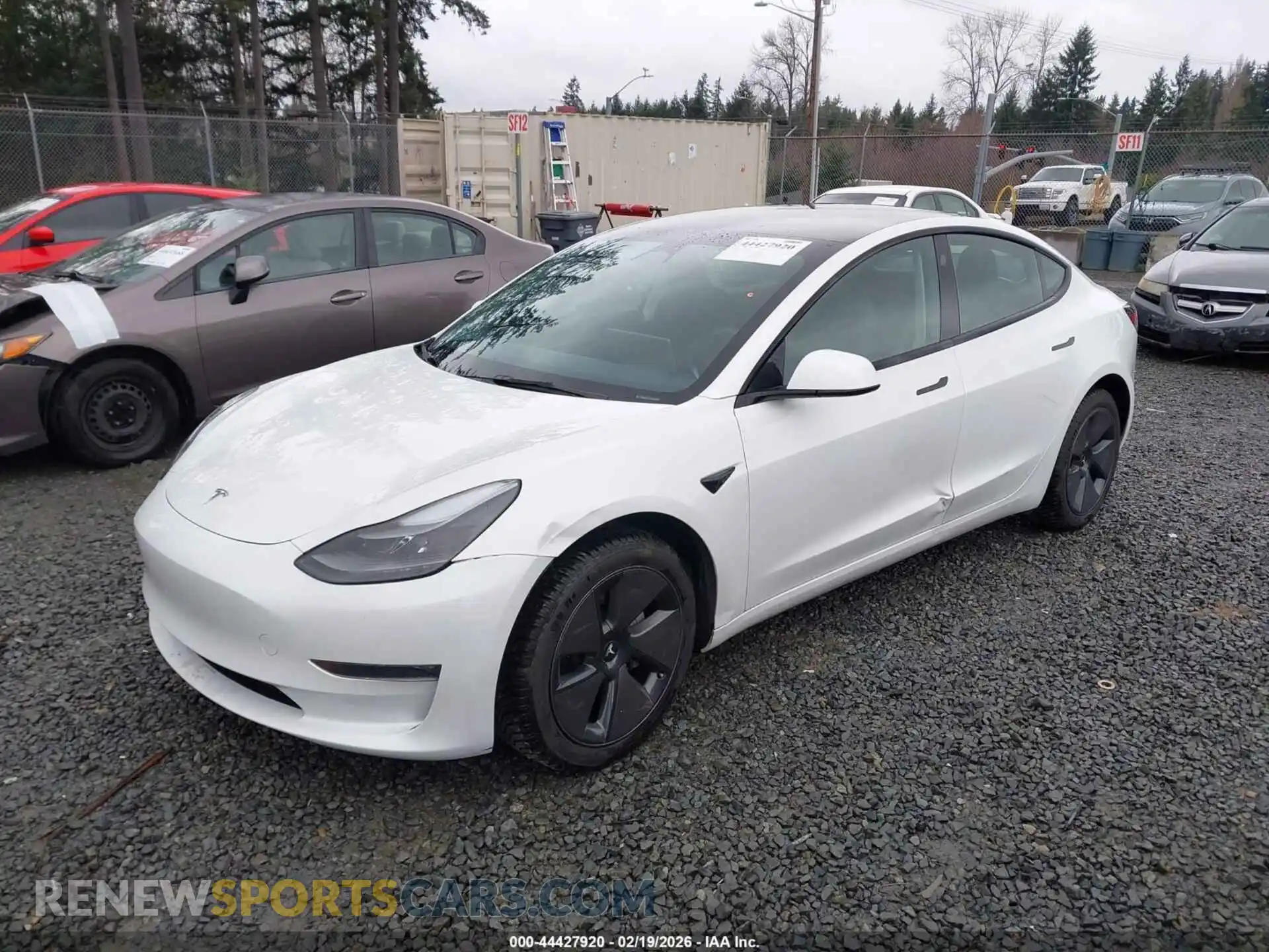 2 Photograph of a damaged car 5YJ3E1EB8PF621612 TESLA MODEL 3 2023