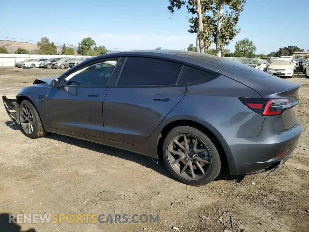 2 Photograph of a damaged car 5YJ3E1EB8PF634487 TESLA MODEL 3 2023