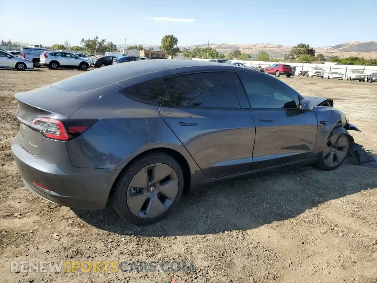 3 Photograph of a damaged car 5YJ3E1EB8PF634487 TESLA MODEL 3 2023