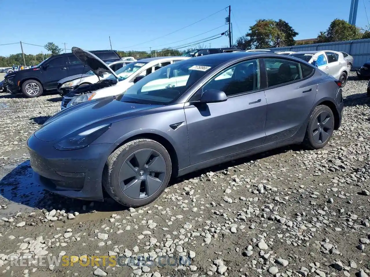 1 fotografías del automóvil dañado 5YJ3E1EB8PF660023 TESLA MODEL 3 2023