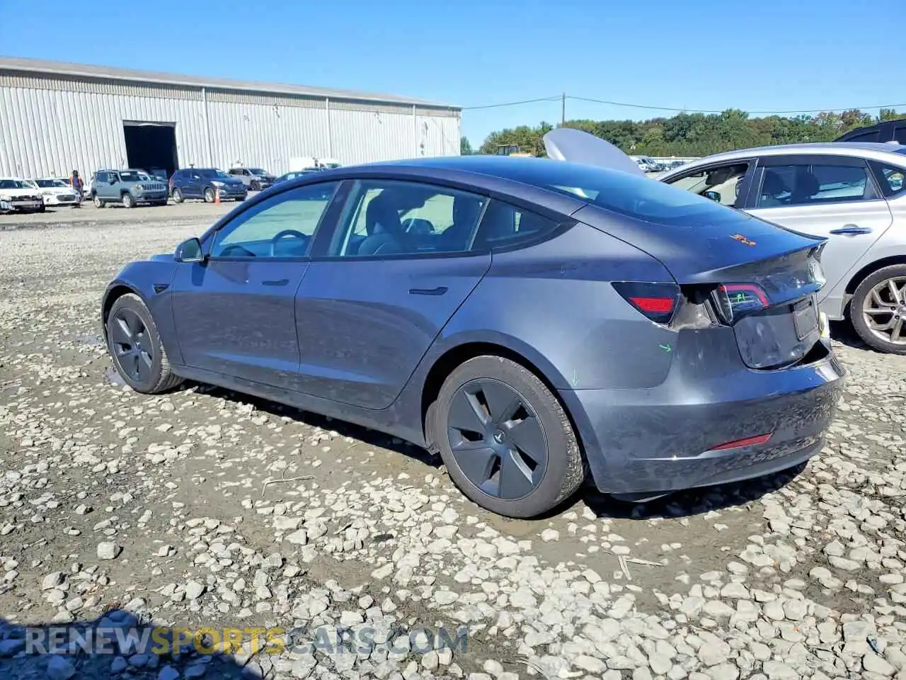 2 fotografías del automóvil dañado 5YJ3E1EB8PF660023 TESLA MODEL 3 2023