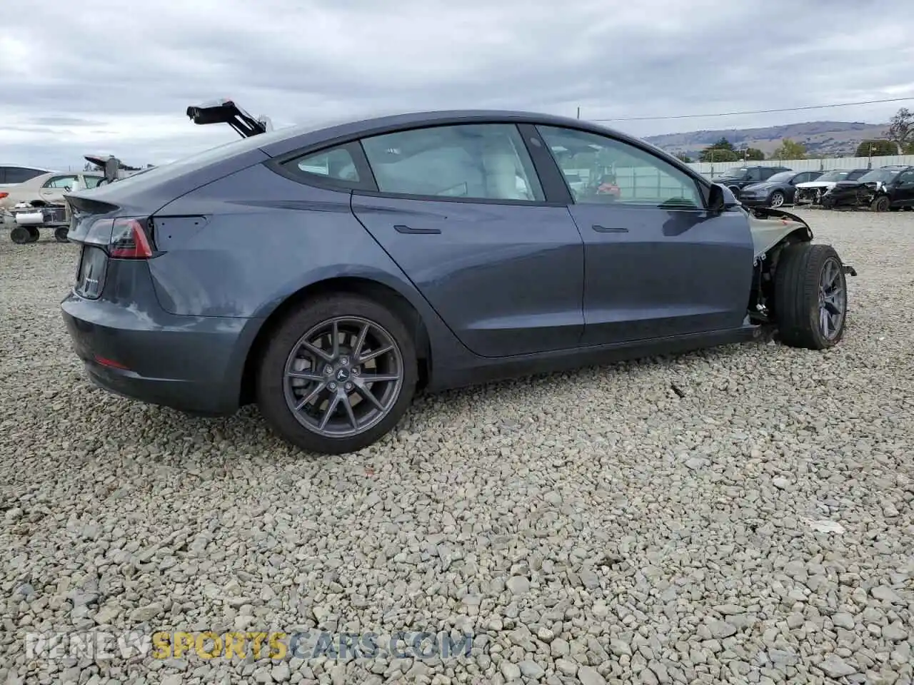 3 Photograph of a damaged car 5YJ3E1EB8PF661236 TESLA MODEL 3 2023